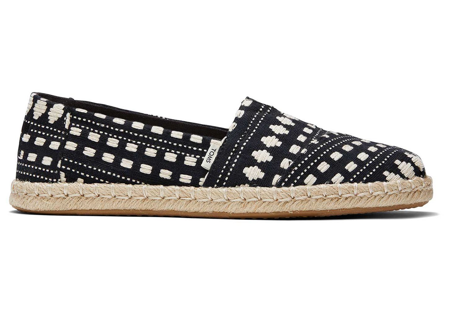 Toms Alpargata Rope Espadrille Black - Womens - 90562-DHPQ